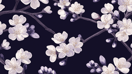 Papier peint fleurs de cerisier En pleine floraison