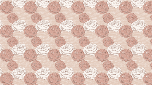 Papier peint fleurs de roses Motif de roses dans des teintes douces