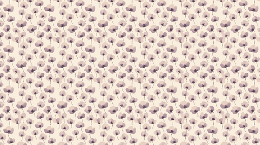 Papier peint fleurs délicates Motif de fleurs mauves sur fond clair