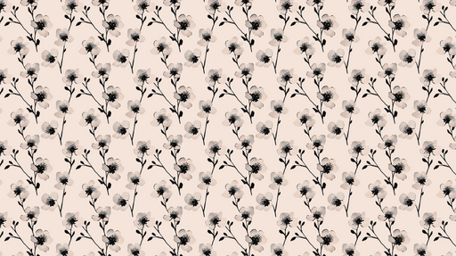 Papier peint fleurs délicates Motif floral élégant sur fond pastel