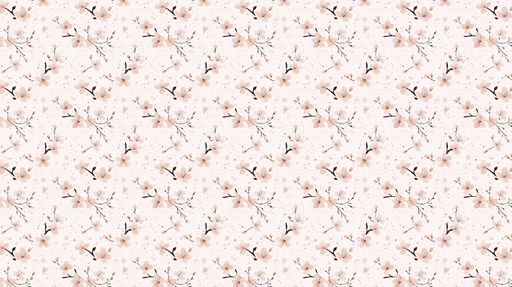 Papier peint fleurs délicates Motifs de fleurs roses sur fond pastel