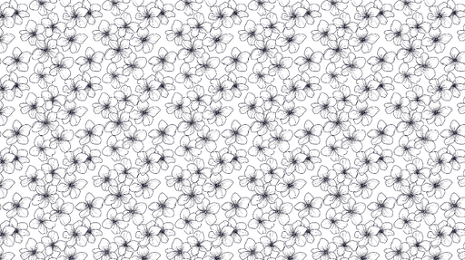 Papier peint fleurs délicates Motifs floraux en noir et blanc