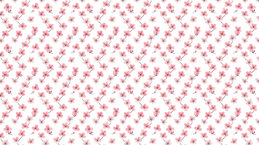 Papier peint fleurs roses Motif délicat de fleurs roses sur fond blanc