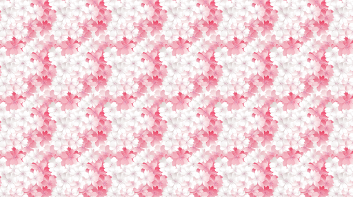 Papier peint fleurs roses Motif floral délicat avec des fleurs blanches et roses