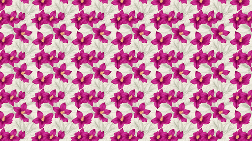 Papier peint fleurs violettes Élégantes fleurs violettes sur un fond doux