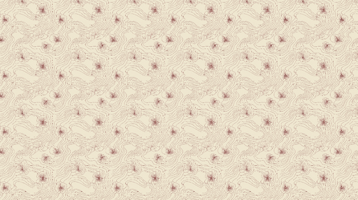 Papier peint floral abstrait Motifs de fleurs sur fond crème