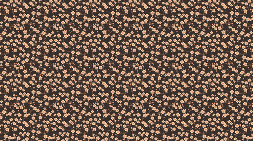 Papier peint floral Branches de fleurs délicates sur fond foncé