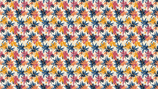 Papier peint floral coloré Motifs audacieux de fleurs éclatantes sur fond clair