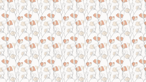 Papier peint floral délicat Motif de fleurs pastel sur fond clair