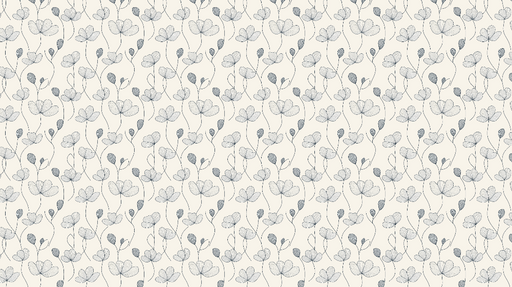 Papier peint floral élégant Motif de fleurs délicates sur fond clair