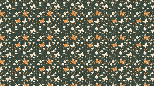 Papier peint floral et papillons État de nature avec des fleurs et des papillons dans des teintes douces