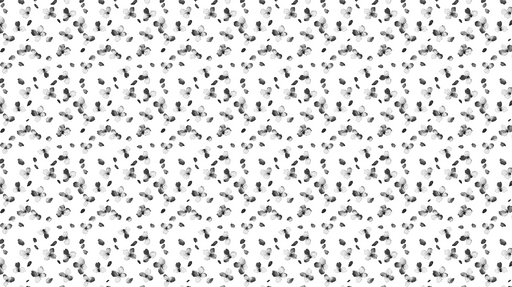 Papier peint floral monochrome Élégantes fleurs noires et blanches sur fond clair