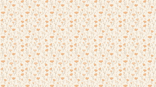 Papier peint floral Motif de fleurs délicates en nuances de pastel sur fond clair