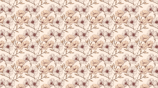 Papier peint floral Motif de fleurs délicates sur fond doux