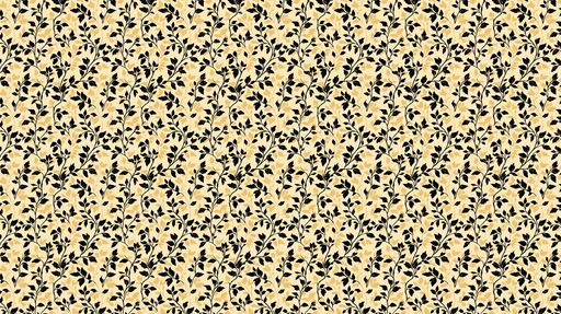 Papier peint floral Motif élégant de fleurs et feuillages sur fond crème