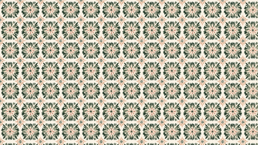 Papier peint floral Motifs de fleurs aux tons pastel et verts profonds