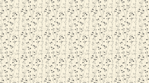 Papier peint floral Motifs de fleurs délicates sur fond beige