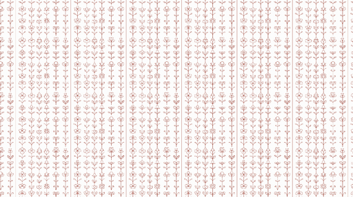 Papier peint floral Motifs de fleurs et tiges entrelacées