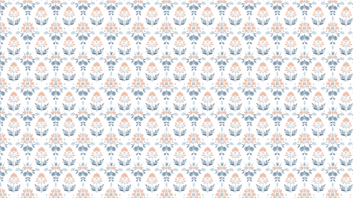 Papier peint floral Motifs de fleurs pastel sur fond clair