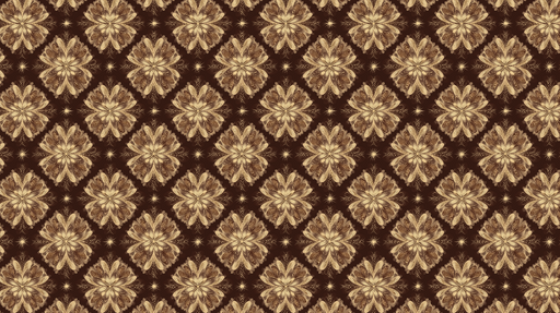Papier peint floral or et marron Motifs élégants inspirés de la nature