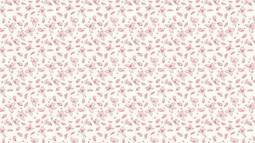 Papier peint floral rose Élégants motifs de fleurs et feuilles roses sur fond clair