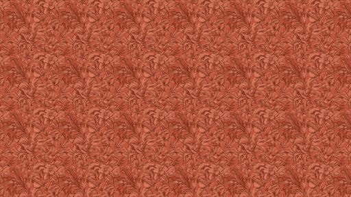 Papier peint floral rouge Motif d'herbes et fleurs sur fond rouge