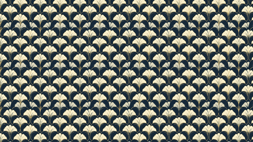 Papier peint floral sombre Motif de fleurs élégantes sur fond navy