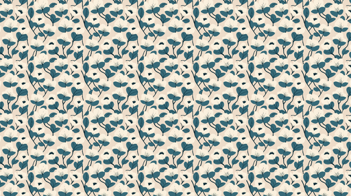 Papier peint floral Un motif délicat de fleurs et de feuilles sur fond beige