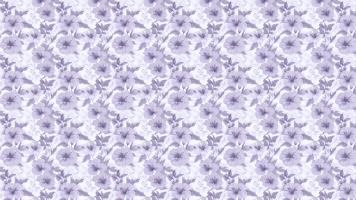 Papier peint floral violet Motif de fleurs d'hibiscus sur fond pastel