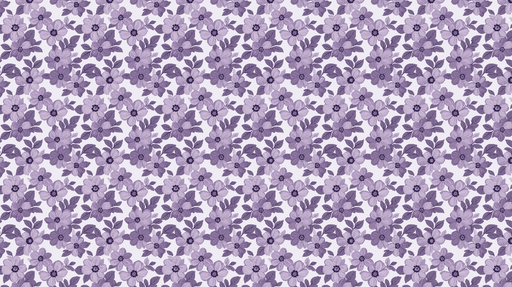 Papier peint floral violet Motif de fleurs sur fond clair