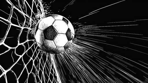 Papier peint football But spectaculaire avec un ballon dans le filet