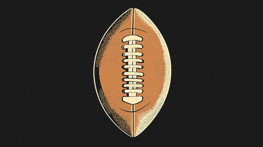 Papier peint football T-shirt illustré avec ballon de football vintage