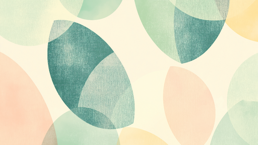 Papier peint formes abstraites Motifs organiques aux couleurs pastel