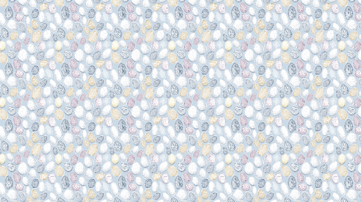 Papier peint galets Motif doux de galets colorés sur fond clair