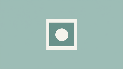 Papier peint géométrique Carré et rond en vert et blanc