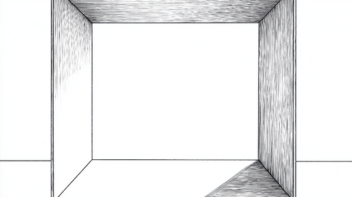 Papier peint géométrique Design minimaliste avec lignes en perspective