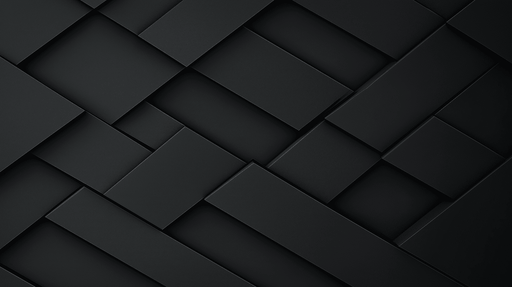Papier peint géométrique Motif en relief noir moderne et élégant