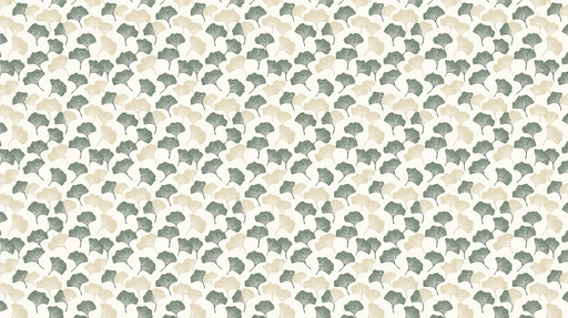 Papier peint ginkgo Motif de feuilles de ginkgo dans des tons doux