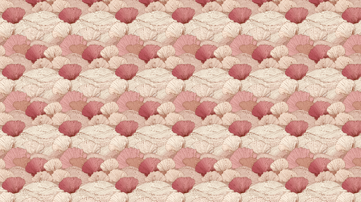 Papier peint ginkgo Motifs de feuilles ginkgo dans des teintes douces et chaudes