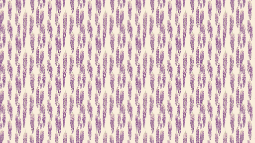 Papier peint glycine Élégantes grappes de fleurs violettes sur fond crème