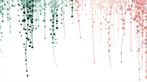 Papier peint gouttes d'eau Motif artistique de gouttes colorées en dégradé