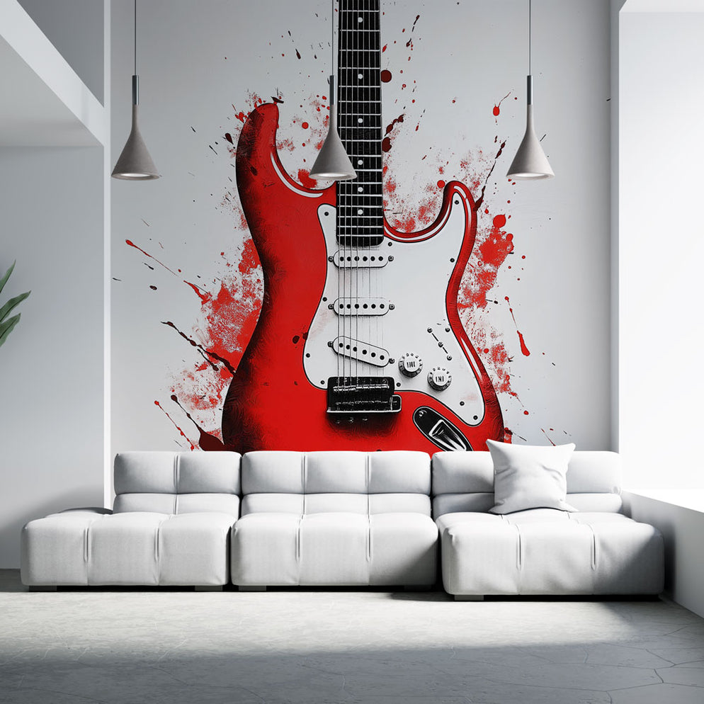 Papier Peint Guitare & Co.