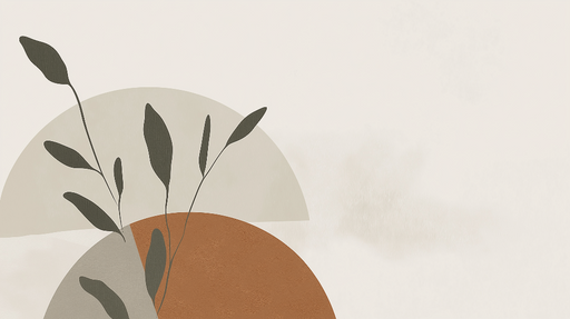 Papier peint japandi Nature au calme