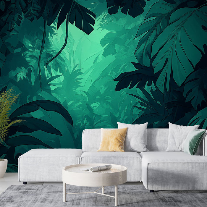 Papier peint jungle | Feuillage luxuriant et ambiance tropicale