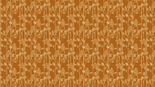 Papier peint jungle Singes et feuillage dans des tons chauds