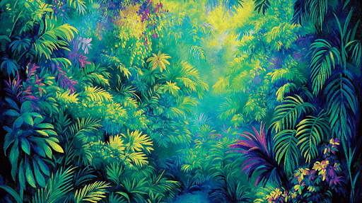 Papier peint jungle tropicale Un voyage vibrant au cœur de la nature luxuriante