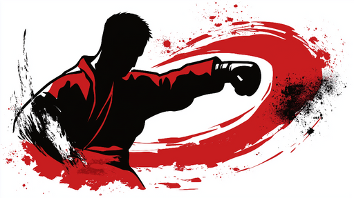 Papier peint karate Coup de poing