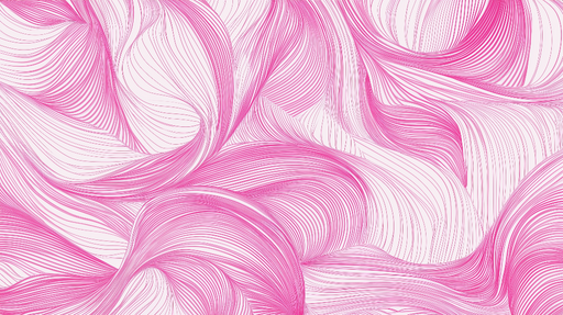 Papier peint lignes roses Courbes fluides et élégantes