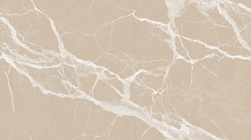 Papier peint marbré beige Motif élégant de marbre aux veines blanches