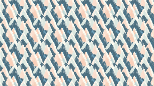 Papier peint montagnes colorées Motif de montagnes en nuances douces et texturées
